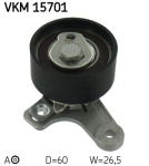SKF VKM 15701 Pingutusrull,Hammasrihm