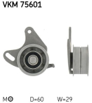 SKF VKM 75601 Pingutusrull,Hammasrihm