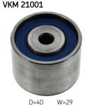 SKF VKM 21001 Seade-/juhtrull,hammasrihm
