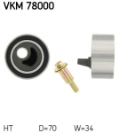 SKF VKM 78000 Pingutusrull,Hammasrihm