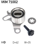 SKF VKM 71002 Pingutusrull,Hammasrihm