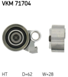 SKF VKM 71704 Pingutusrull,Hammasrihm
