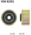 SKF VKM 81001 Seade-/juhtrull,hammasrihm
