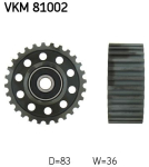 SKF VKM 81002 Seade-/juhtrull,hammasrihm