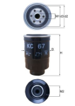 MAHLE KC67 K&uuml;tusefilter