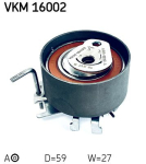 SKF VKM 16002 Pingutusrull,Hammasrihm