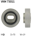 SKF VKM 73011 Pingutusrull,Hammasrihm
