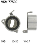 SKF VKM 77500 Pingutusrull,Hammasrihm