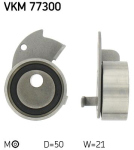 SKF VKM 77300 Pingutusrull,Hammasrihm