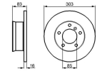 BOSCH 0986478189 Piduriketas