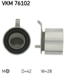 SKF VKM 76102 Pingutusrull,Hammasrihm