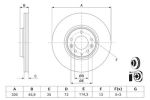 BOSCH 0986479D74 Piduriketas
