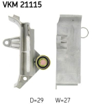 SKF VKM 21115 Seade-/juhtrull,hammasrihm