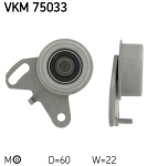 SKF VKM 75033 Pingutusrull,Hammasrihm