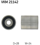 SKF VKM 21142 Seade-/juhtrull,hammasrihm