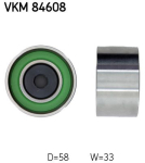 SKF VKM 84608 Seade-/juhtrull,hammasrihm