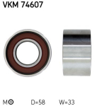 SKF VKM 74607 Pingutusrull,Hammasrihm
