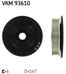 SKF VKM 93610 Rihmaratas,v&auml;ntv&otilde;ll