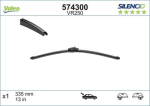 VALEO 574300 Klaasipuhastaja kumm