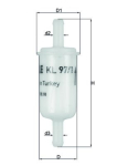 MAHLE KL971OF K&uuml;tusefilter