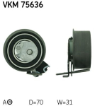 SKF VKM 75636 Pingutusrull,Hammasrihm
