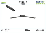 VALEO 574612 Klaasipuhastaja kumm