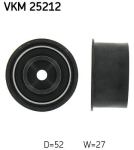 SKF VKM 25212 Seade-/juhtrull,hammasrihm