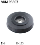 SKF VKM 93307 Rihmaratas,v&auml;ntv&otilde;ll