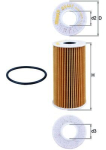 MAHLE OX441D &Otilde;lifilter