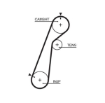 GATES 5478XS Hammasrihm
