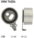 SKF VKM 74004 Pingutusrull,Hammasrihm