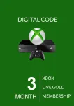Xbox Live Gold 3 Kuu Liikmeaeg (Global)