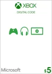 USA Xbox 5 Dollar Kinkekaart
