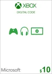 USA Xbox 10 Dollar Kinkekaart