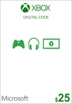 USA Xbox 25 Dollar Kinkekaart