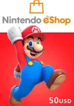 USA Nintendo 50 Dollar eShop Kinkekaart