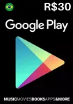 Brasiilia Google Play 30 BRL Kinkekaart