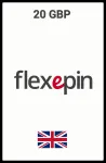 Flexepin UK 20 GBP Kinkekaart