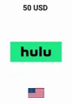 Hulu USA 50 USD Kinkekaart