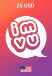 IMVU USA 25 USD Kinkekaart