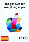 Apple iTunes Spain 100 EUR Gift Card