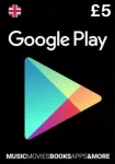 UK Google Play 5 GBP Kinkekaart