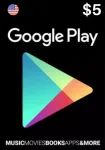 USA Google Play 5 USD Kinkekaart