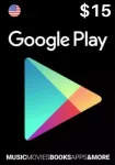 USA Google Play 15 USD Kinkekaart