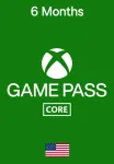 USA Xbox Game Pass Core 6 Month Membership