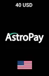 Astropay USA 40 USD Kinkekaart