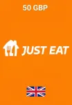 Just Eat UK 50 GBP Kinkekaart