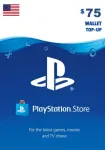 USA PSN 75 USD Kinkekaart