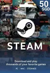 Singapur Steam 50 SGD Kinkekaart