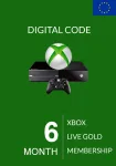 EU Xbox Live Gold 6 Kuu Liikmeaeg